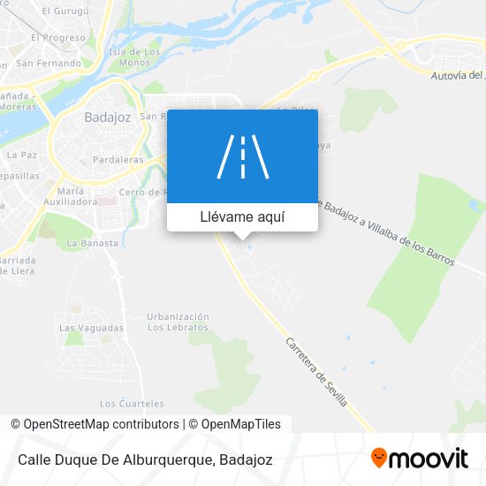 Mapa Calle Duque De Alburquerque
