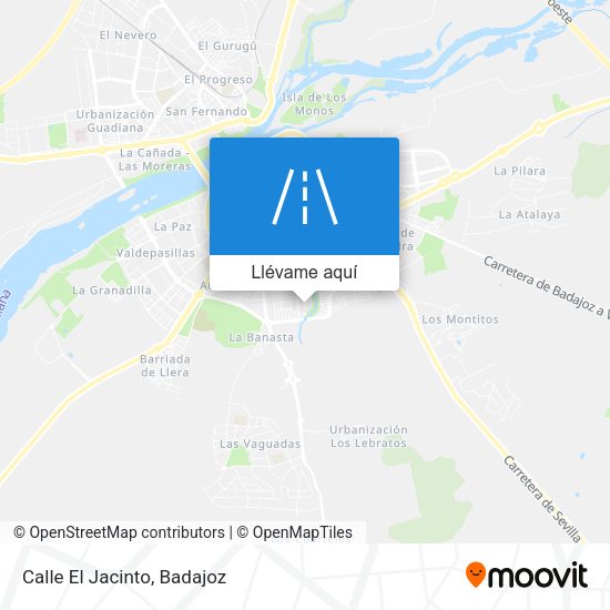 Mapa Calle El Jacinto