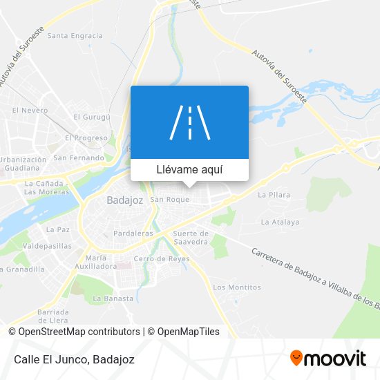 Mapa Calle El Junco