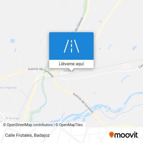 Mapa Calle Frutales