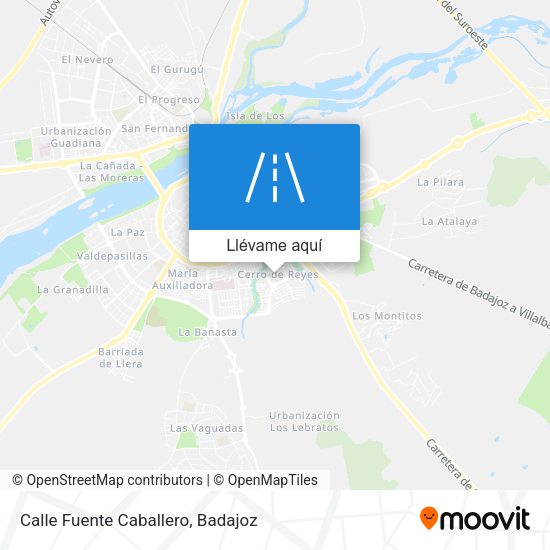 Mapa Calle Fuente Caballero