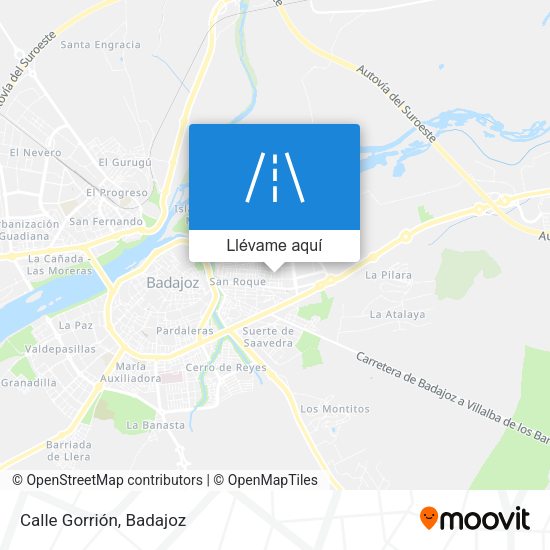Mapa Calle Gorrión