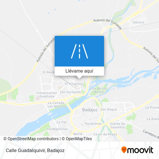 Mapa Calle Guadalquivir