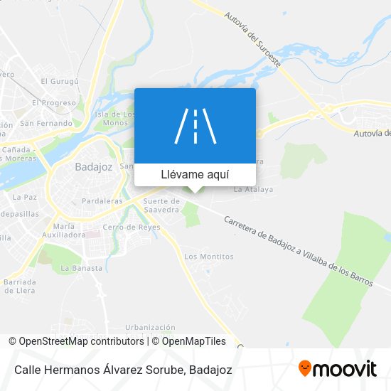Mapa Calle Hermanos Álvarez Sorube