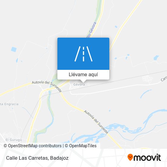 Mapa Calle Las Carretas