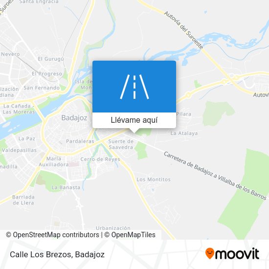 Mapa Calle Los Brezos