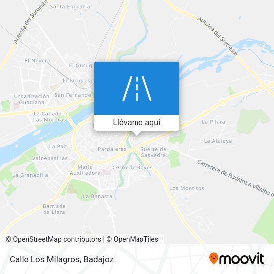 Mapa Calle Los Milagros