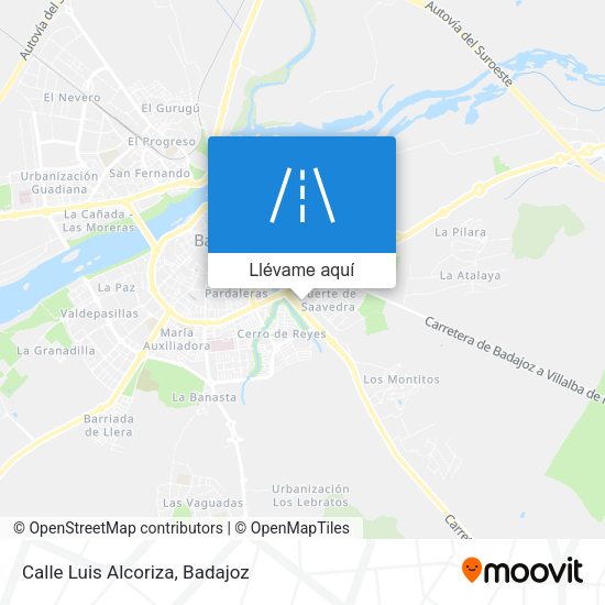 Mapa Calle Luis Alcoriza