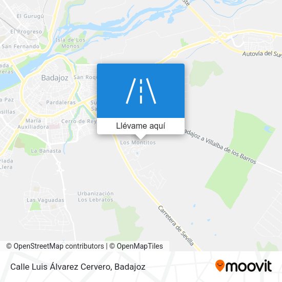 Mapa Calle Luis Álvarez Cervero