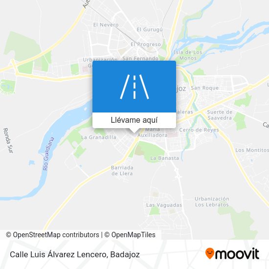 Mapa Calle Luis Álvarez Lencero