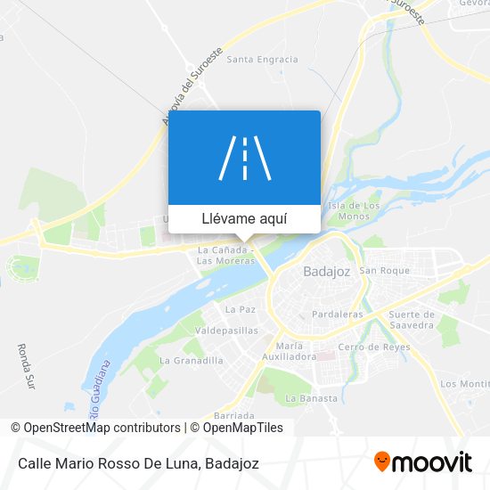 Mapa Calle Mario Rosso De Luna