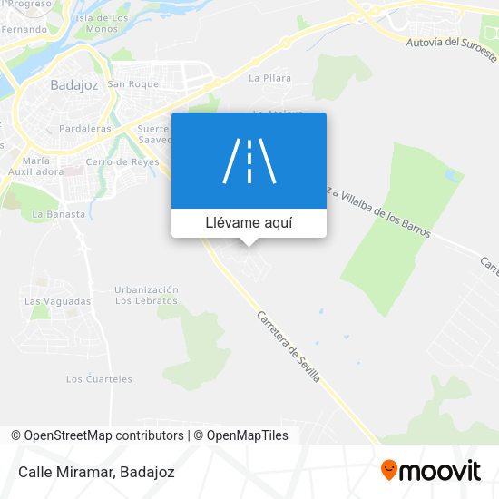 Mapa Calle Miramar
