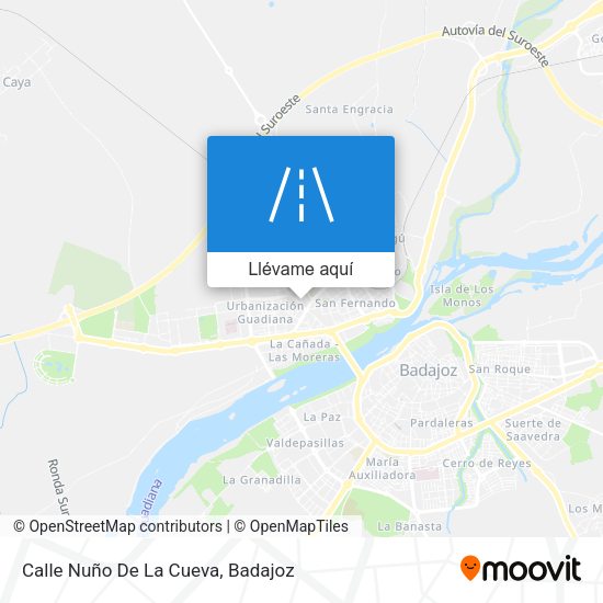 Mapa Calle Nuño De La Cueva