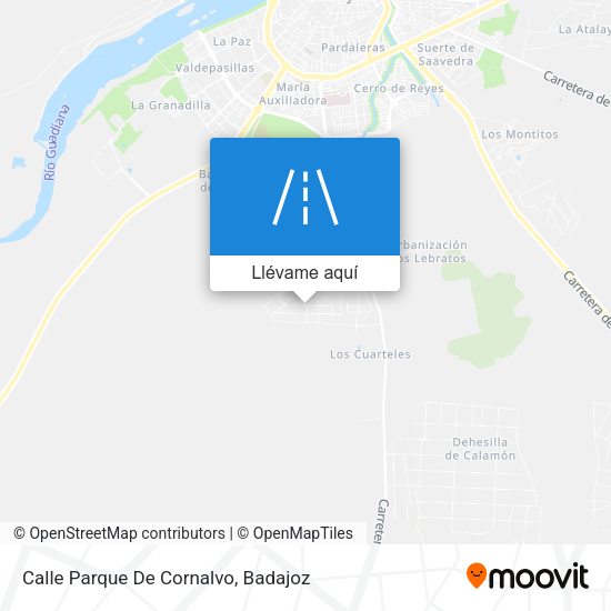 Mapa Calle Parque De Cornalvo
