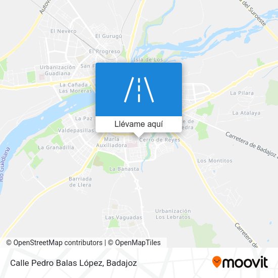 Mapa Calle Pedro Balas López