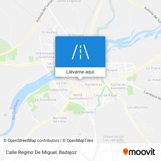 Mapa Calle Regino De Miguel