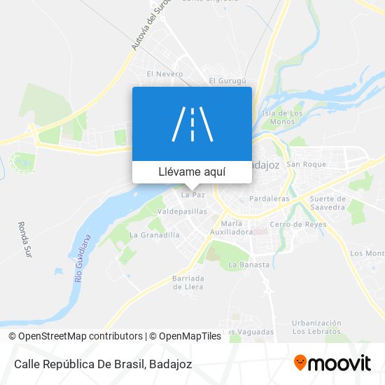 Mapa Calle República De Brasil