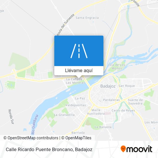 Mapa Calle Ricardo Puente Broncano