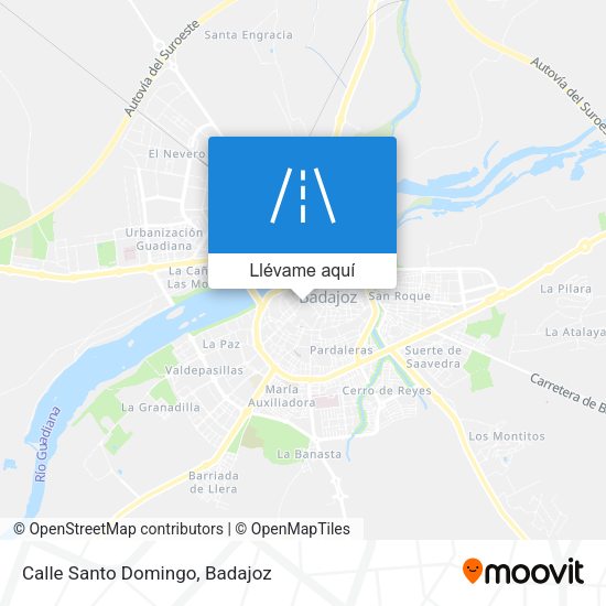 Mapa Calle Santo Domingo