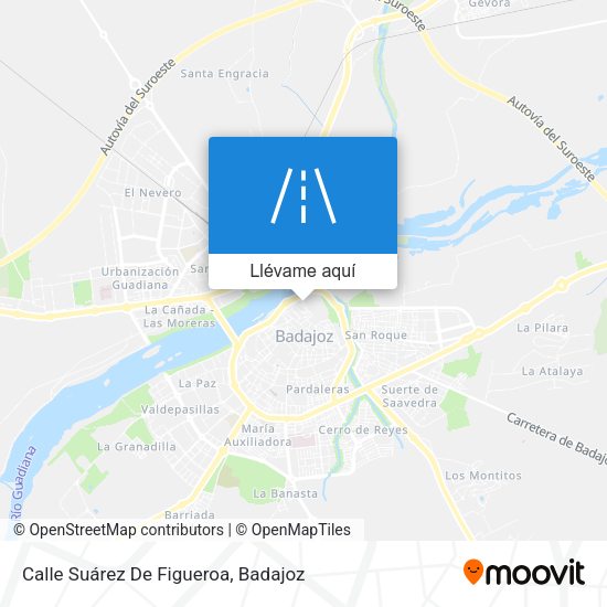Mapa Calle Suárez De Figueroa