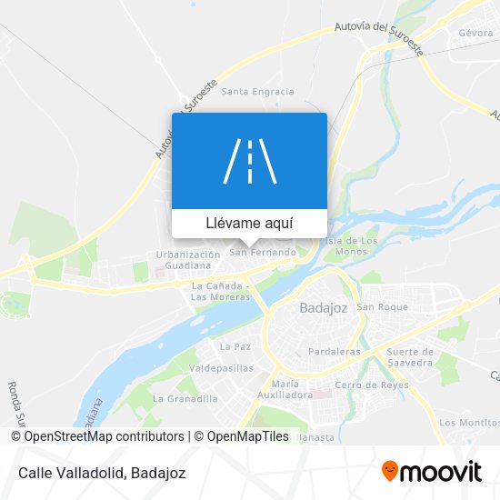 Mapa Calle Valladolid