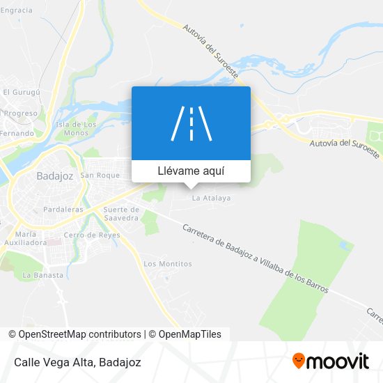 Mapa Calle Vega Alta