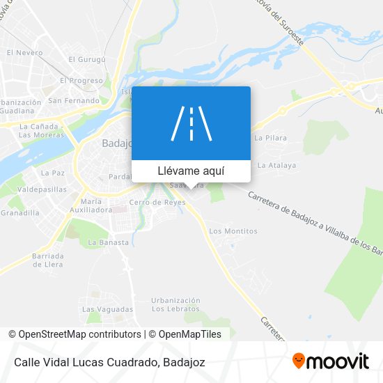 Mapa Calle Vidal Lucas Cuadrado