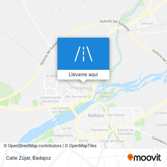 Mapa Calle Zújar
