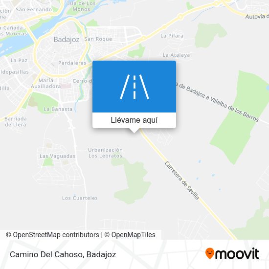 Mapa Camino Del Cahoso