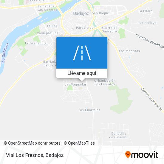 Mapa Vial Los Fresnos