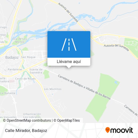 Mapa Calle Mirador