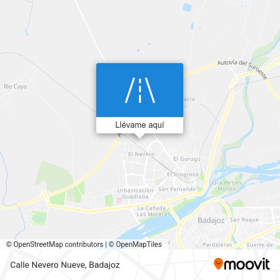 Mapa Calle Nevero Nueve