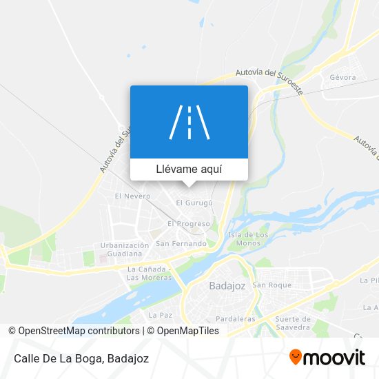 Mapa Calle De La Boga
