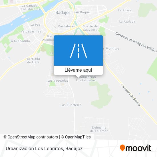 Mapa Urbanización Los Lebratos