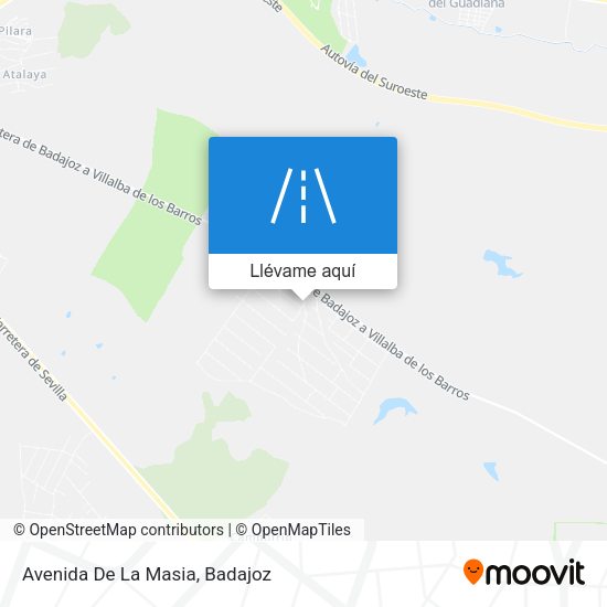 Mapa Avenida De La Masia
