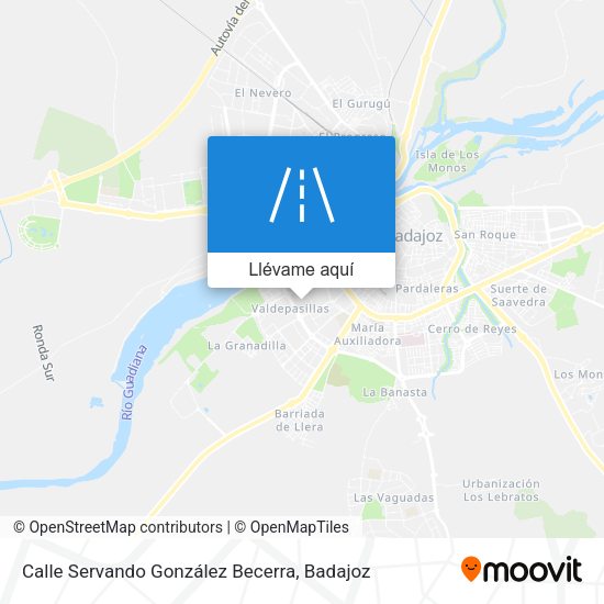 Mapa Calle Servando González Becerra