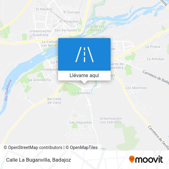 Mapa Calle La Buganvilla