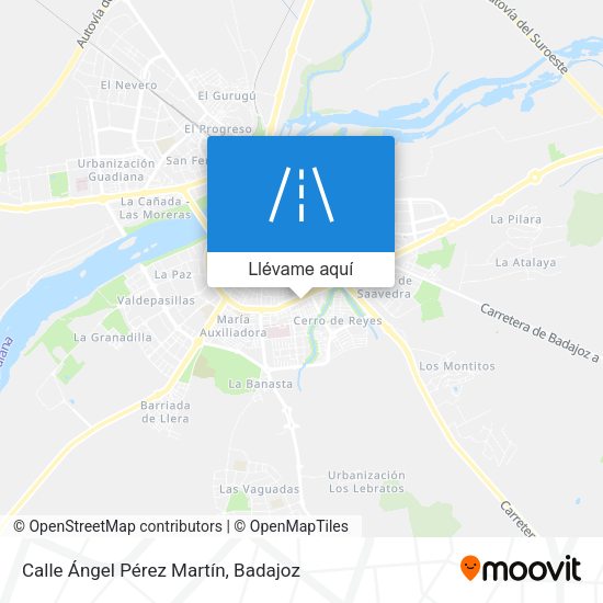 Mapa Calle Ángel Pérez Martín