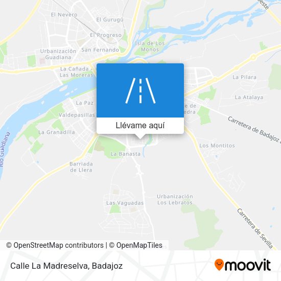 Mapa Calle La Madreselva
