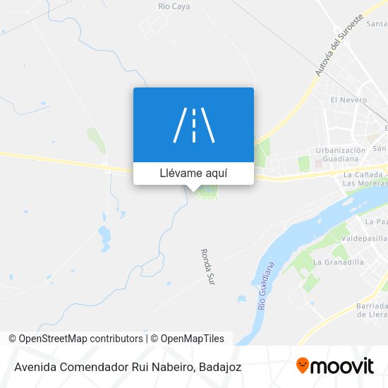 Mapa Avenida Comendador Rui Nabeiro