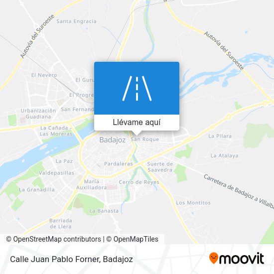 Mapa Calle Juan Pablo Forner