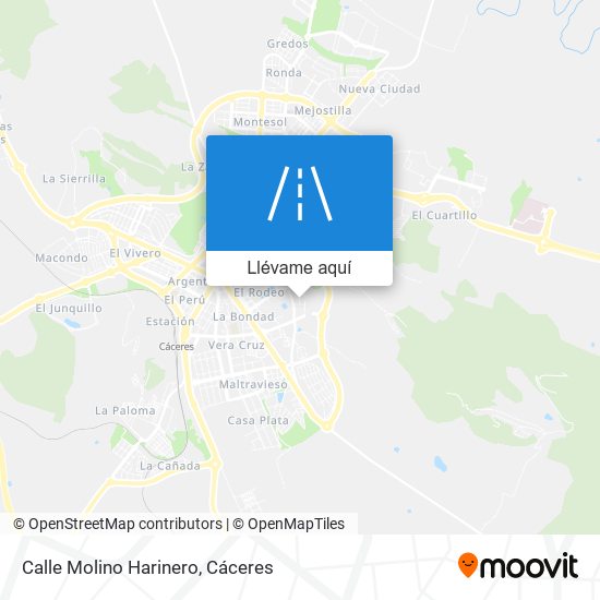Mapa Calle Molino Harinero