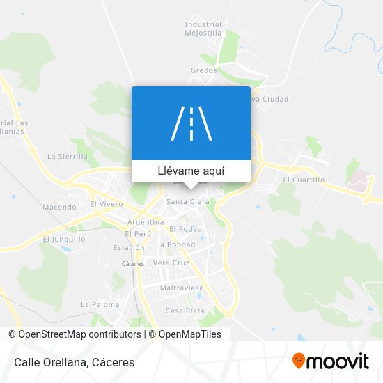 Mapa Calle Orellana