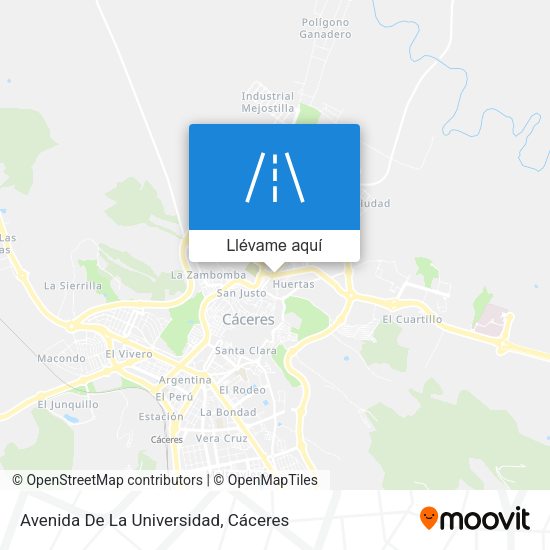 Mapa Avenida De La Universidad