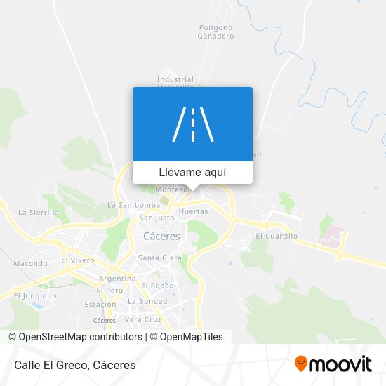 Mapa Calle El Greco