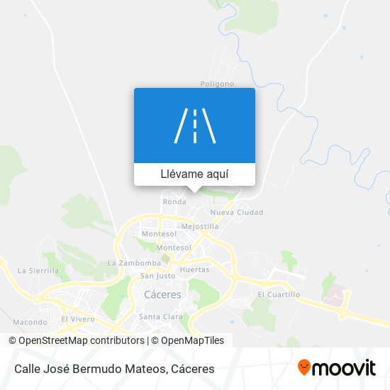 Mapa Calle José Bermudo Mateos