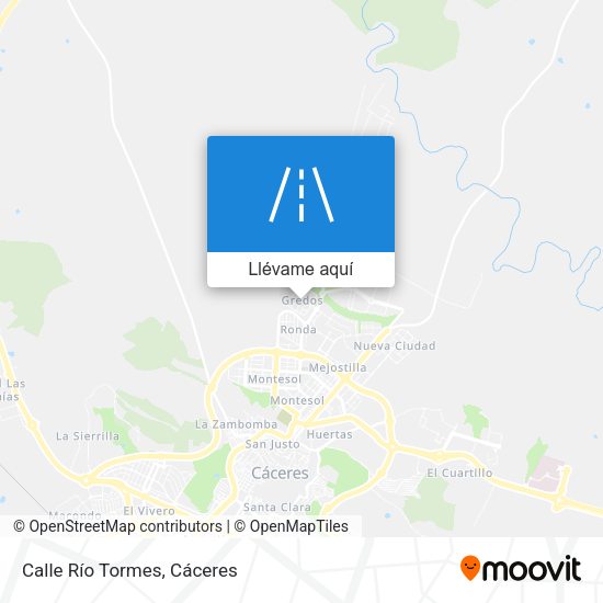 Mapa Calle Río Tormes