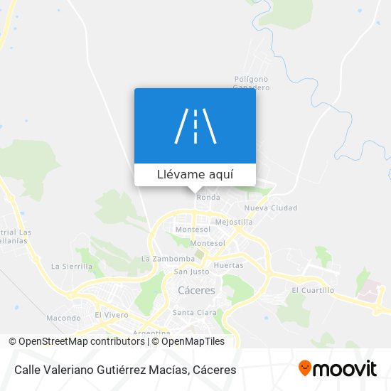 Mapa Calle Valeriano Gutiérrez Macías