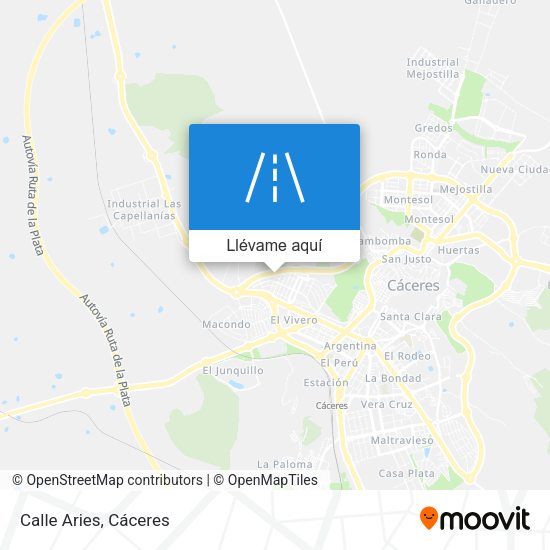 Mapa Calle Aries