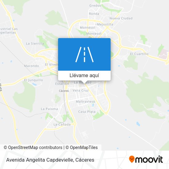 Mapa Avenida Angelita Capdevielle